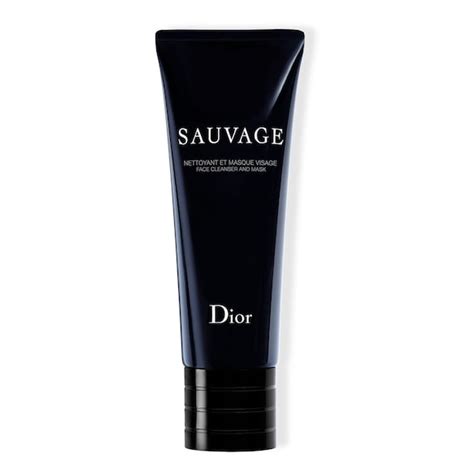 dior yüz maskesi|SAUVAGE FACE CLEANSER AND MASK .